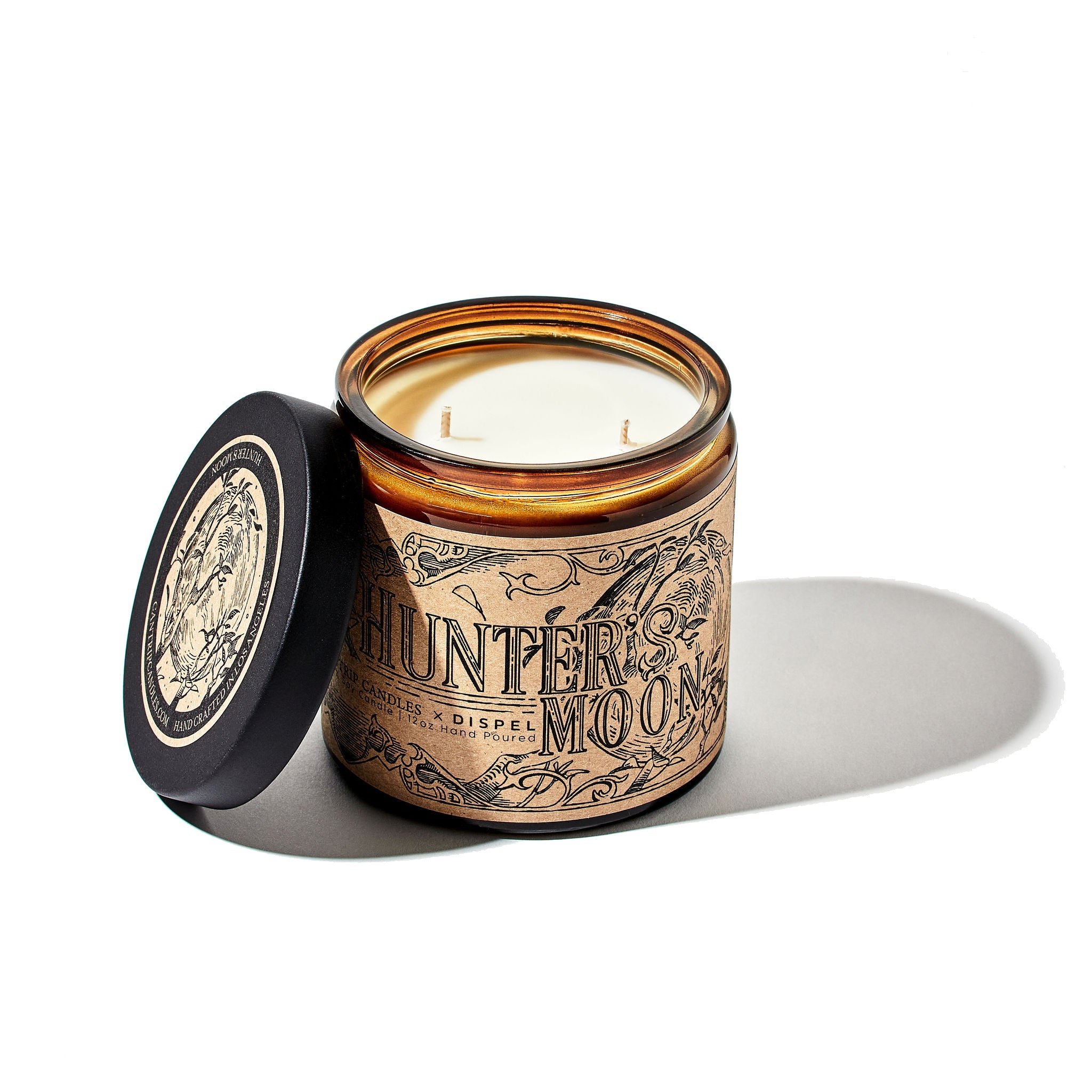 Dispel Dice x Cantrip Candles "Hunter's Moon" Scented Soy Candle (12 oz.) - Dispel Dice - Premium DnD Dice & Accessories # #