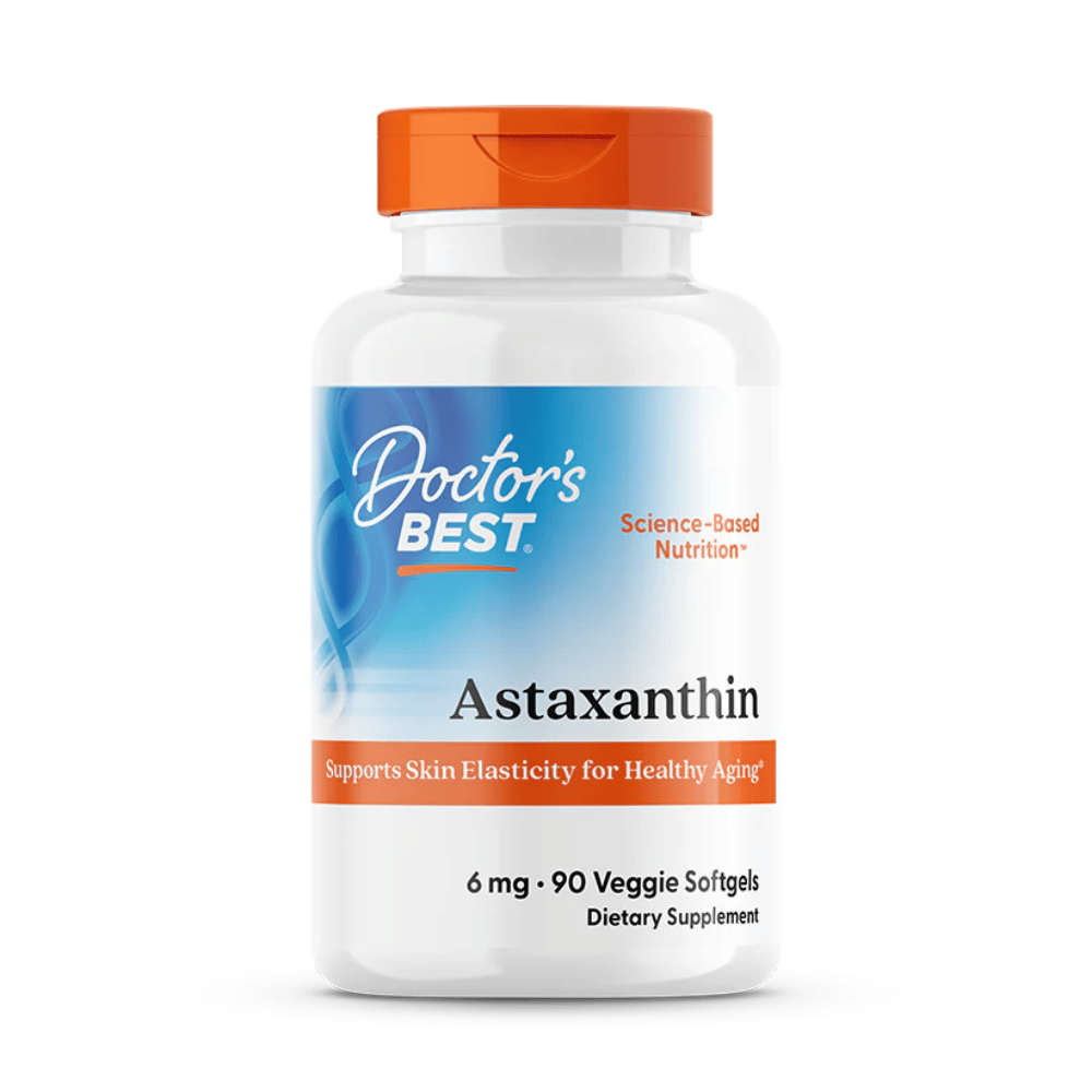 Doctor's Best Astaxanthin with AstaReal, 6mg - 90 veggie softgels- Lillys Pharmacy and Health Store