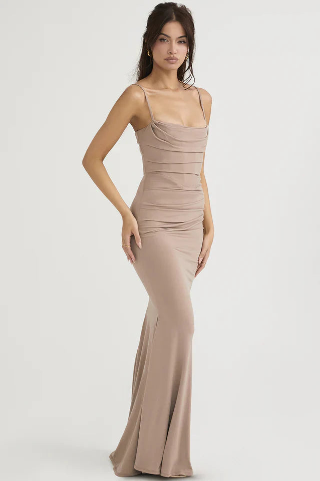 Milena Herringbone Dress