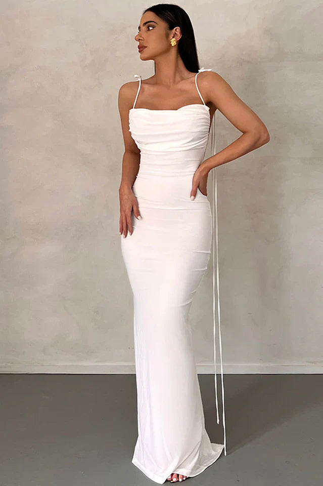 Jiani Slip Backless Gown