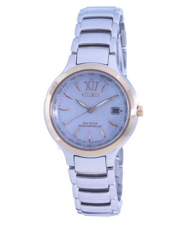 Citizen White Dial rustfrit stÃ¥l Eco-Drive EG3210-51A dameur