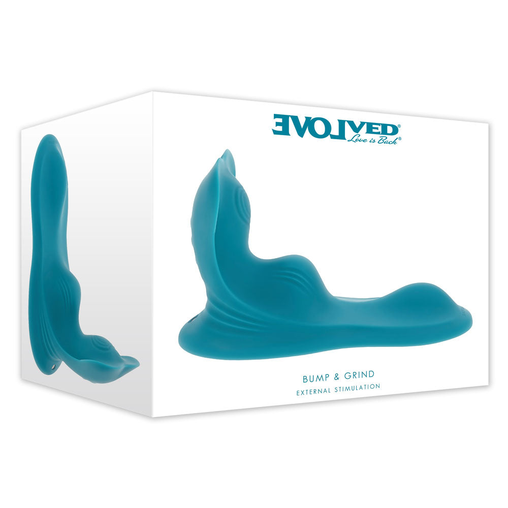 Evolved Bump & Grind Blue Usb Rechargeable Vibrating Grinder Pad