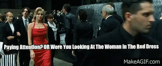 The Matrix ~ The Woman In The Red Dress on Make a GIF