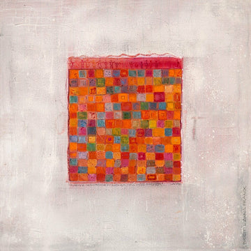 Motivationsbild "Erkenne das Große im Kleinen...in der Farbe orange von der Krefelder Künstlerin Brigitte Anna Franck