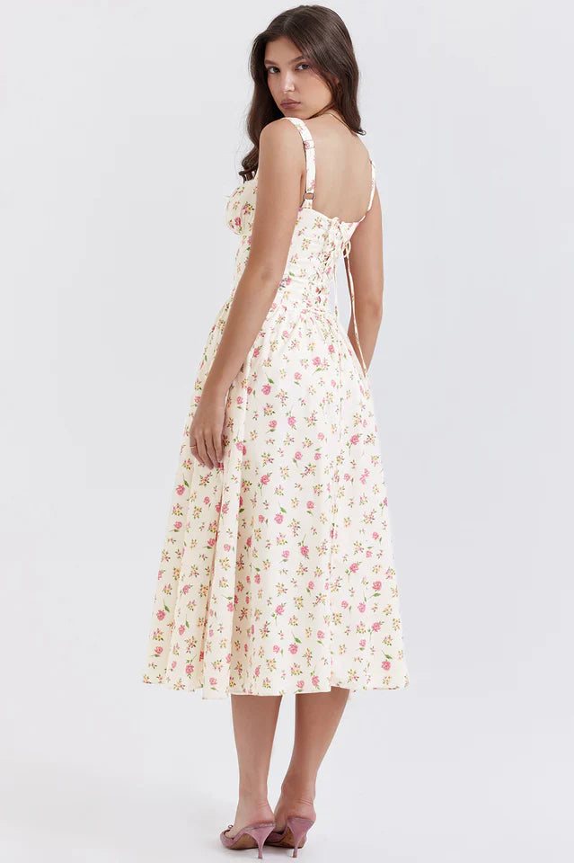 Tatiana Rose Print Midi Sundress