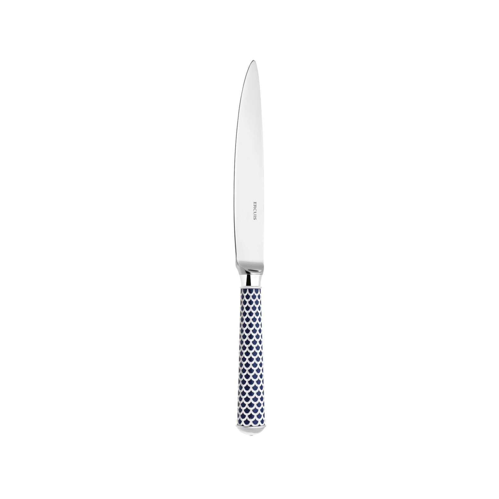 Dessert Knife | Silver Plated / Enamel handle | Mahogany | Coupole