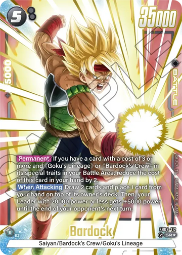 FS05-10 Bardock Dragon Ball Super Card Game Fusion World Card