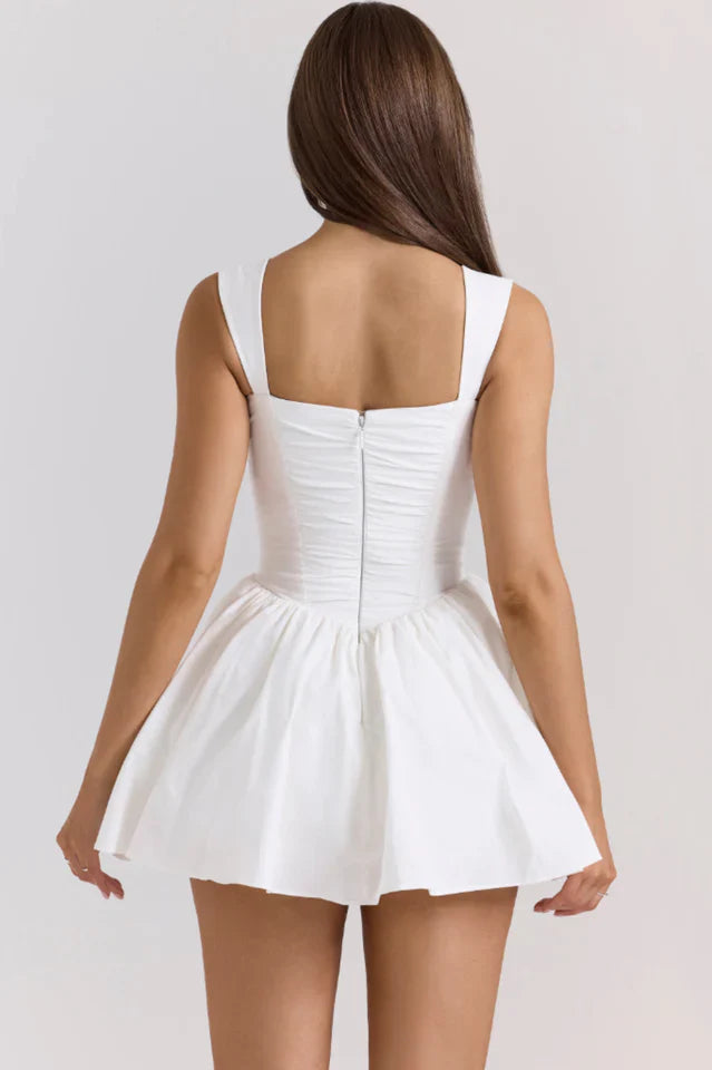 Ophelia Ribbon Print Dress