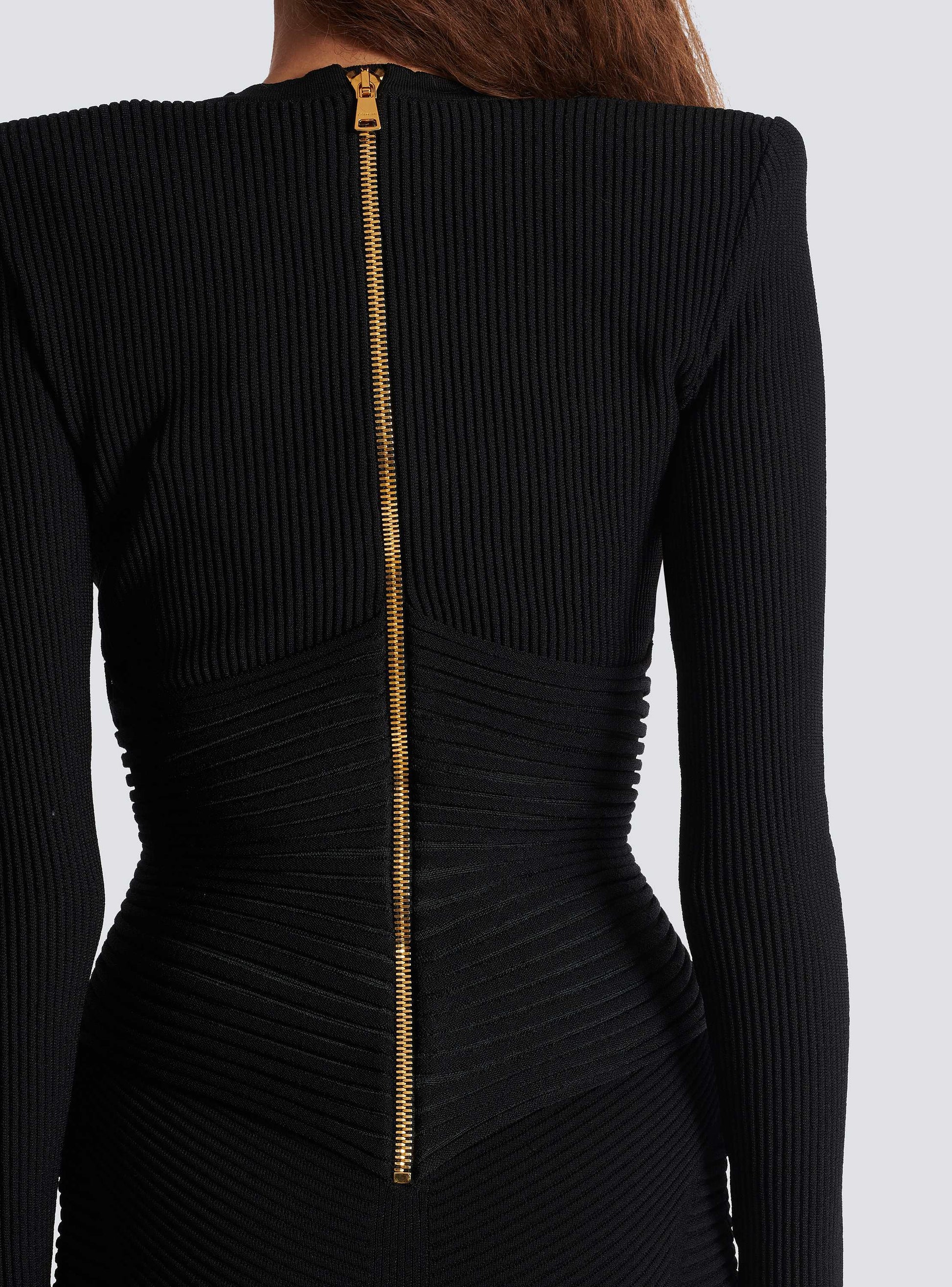 Balmain-Bodycon Dress Dresses Black-Dresses