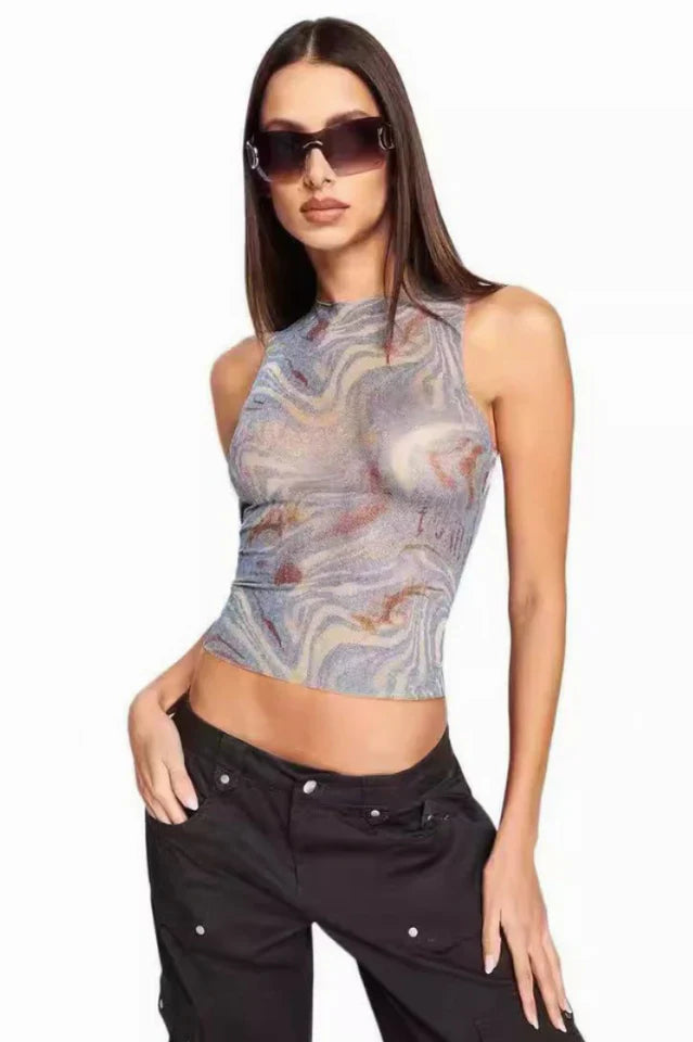 I Am Gia Mesh Tank