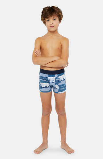 Boxer Enfant Ours Bleu 1