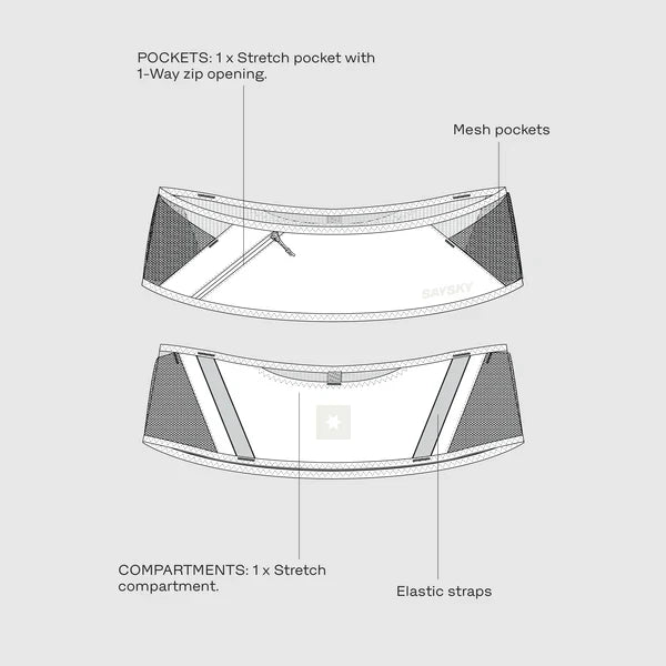 FLOW BELT | BLACK - SAYSKY