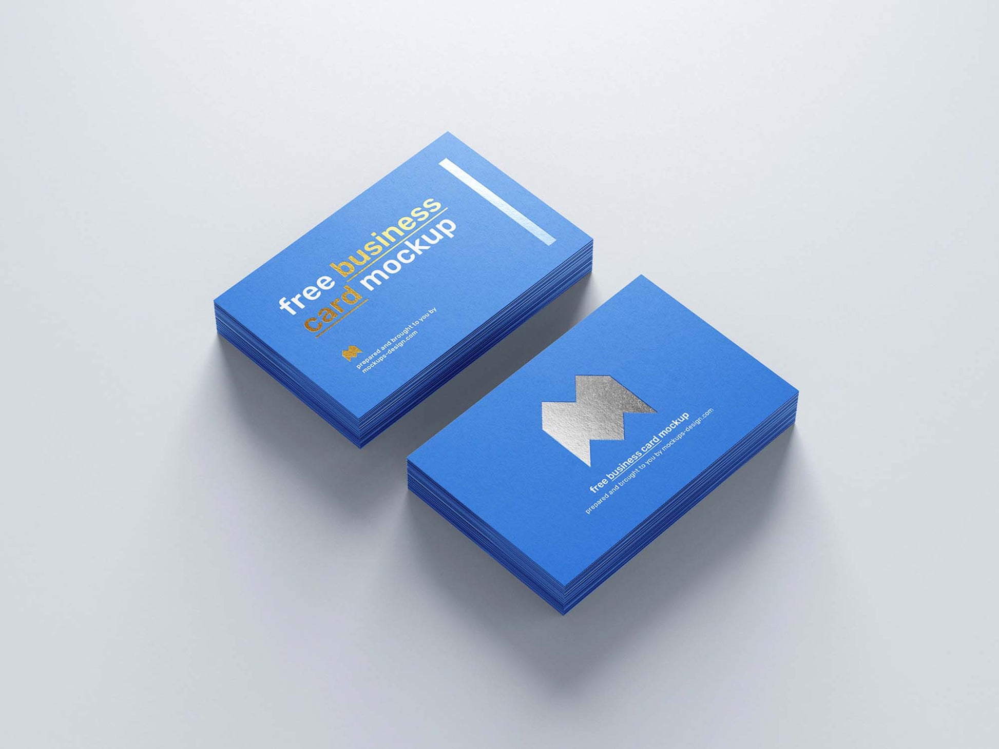 Free Foil Business Card Mockups (PSD)