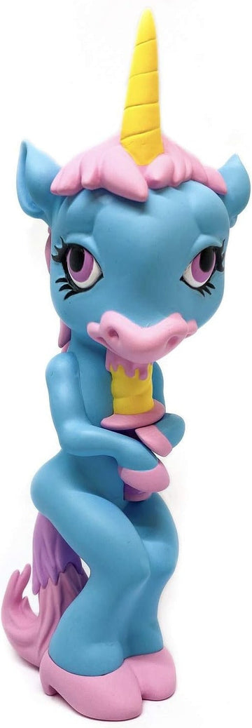 Ron English Forlorn Unicorn - Delusionville's Suicidal Idol Vinyl Figure (Blue)