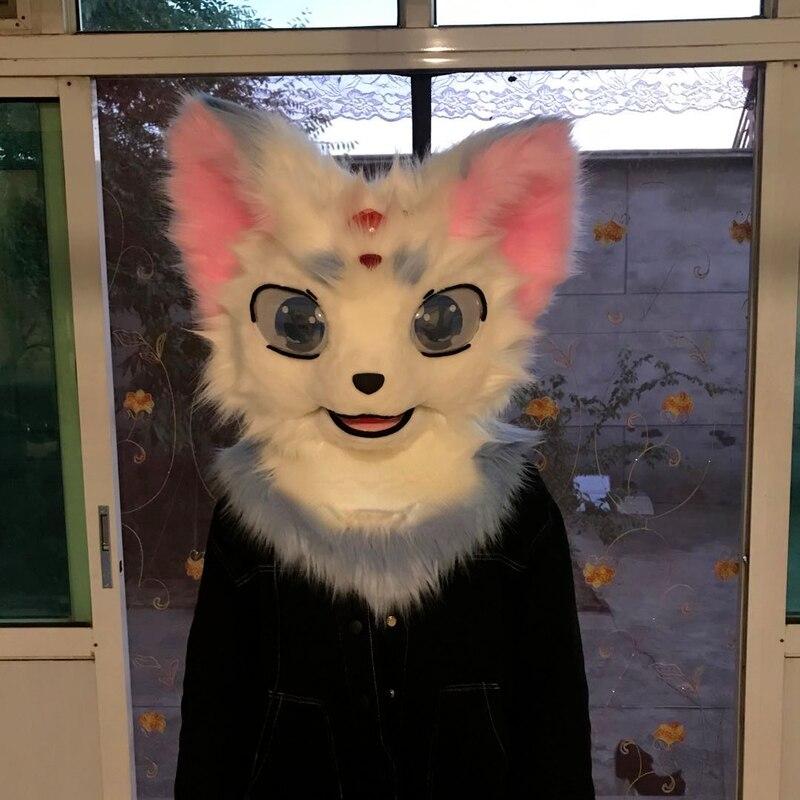 Fox Husky Head Animal Costume Fursuit Animal Head Custom Furry Furry Stage Performance Costumes and Costumes -  by FurryMascot -