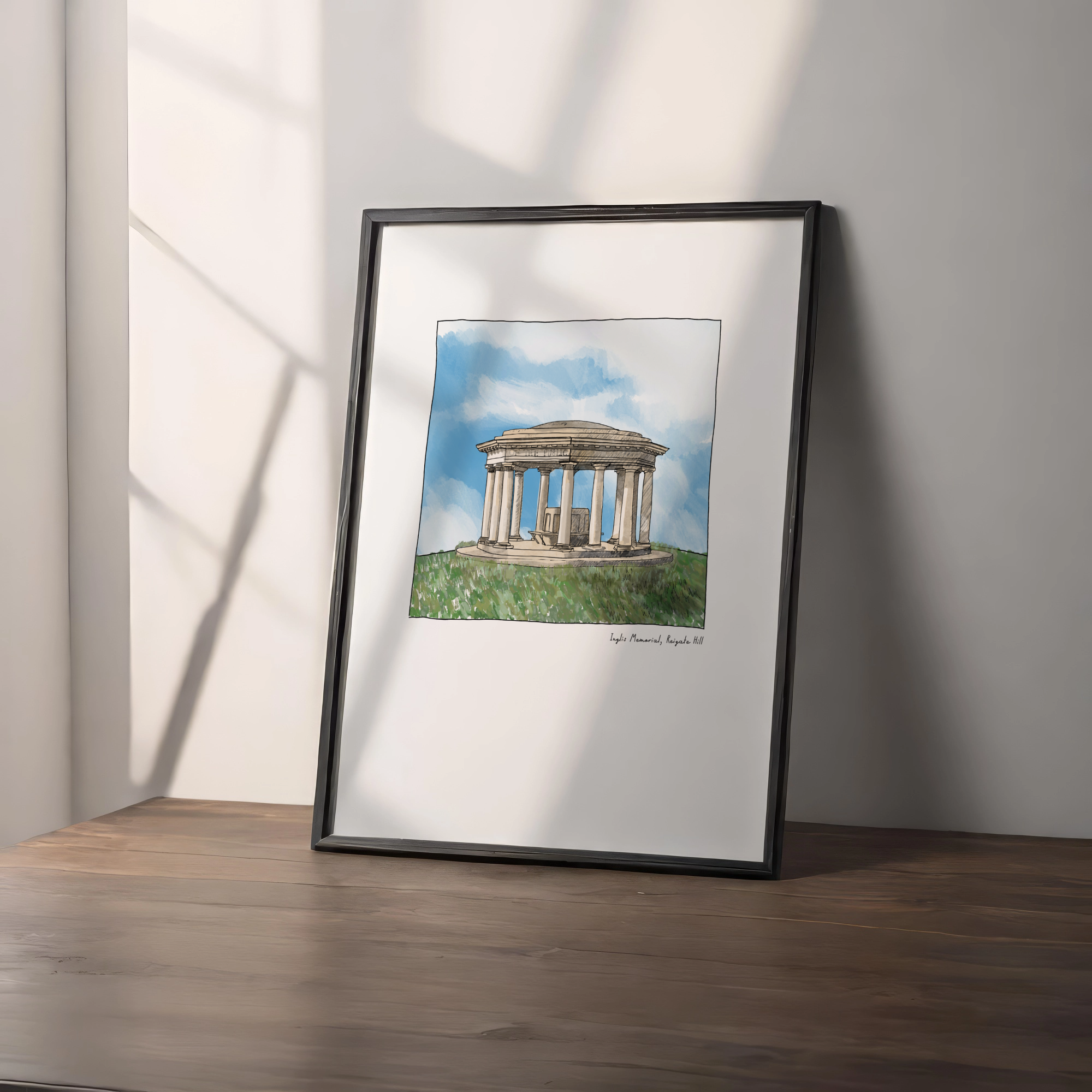 Reigate Hill | A4 Print | Inglis Memorial