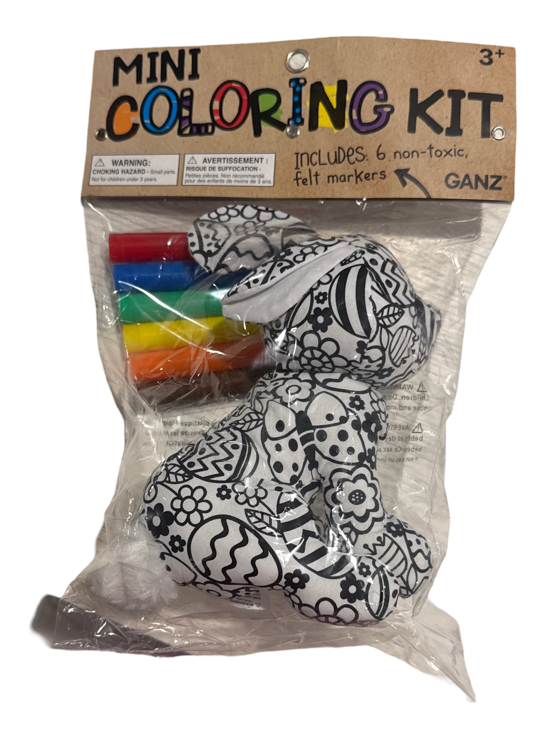 6” Mini Color Kit Bunny