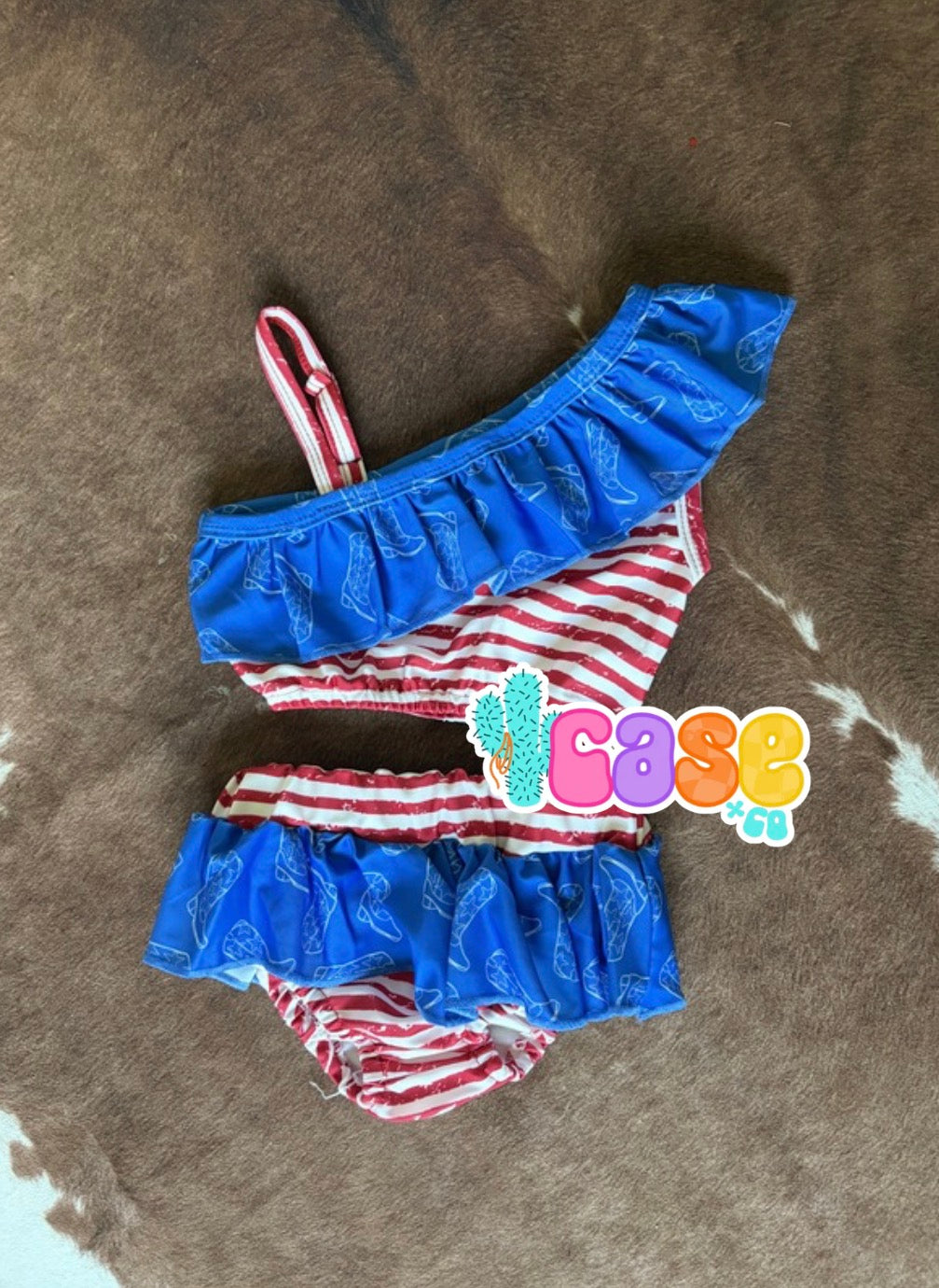 3T Red white & Boot swim
