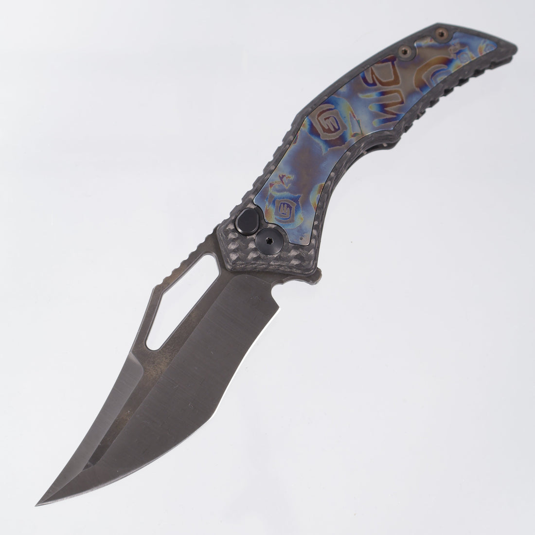 G-Werks Backstrom - Twill Carbon Fiber w/ Dumpster Fire Inlays - Shell Shock 3V Sean Marfione Slum Grind