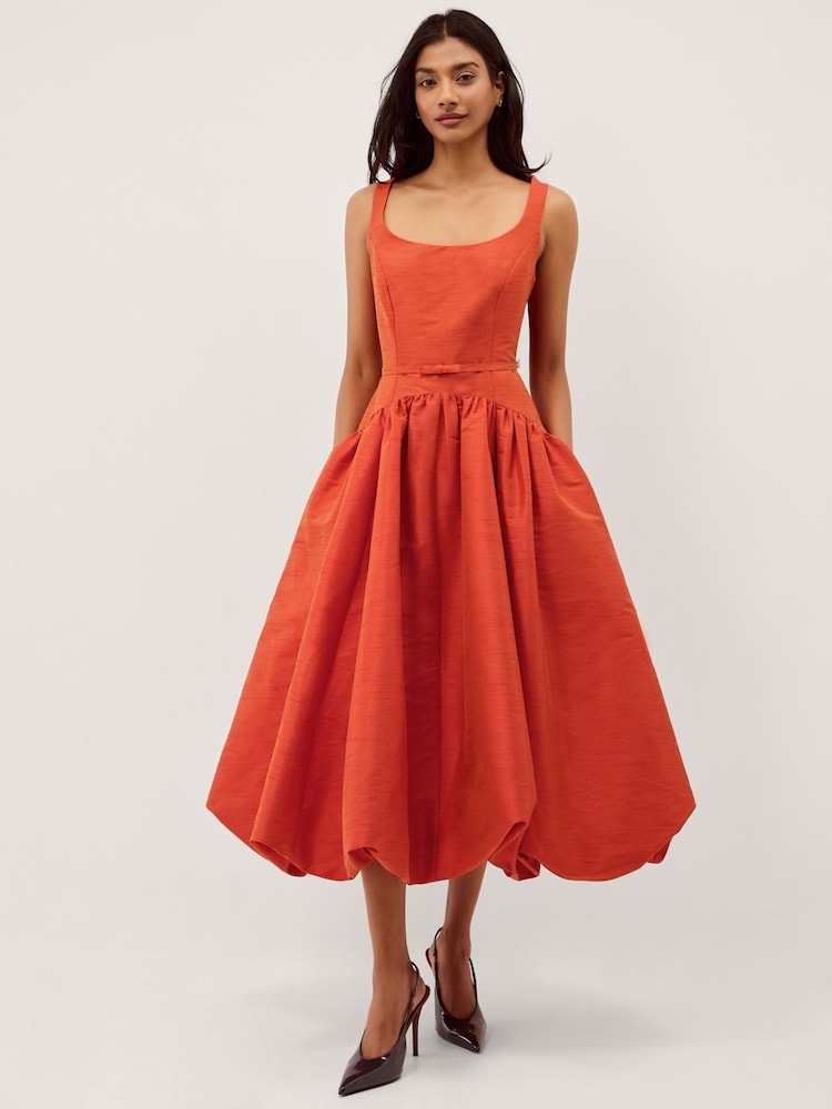 Buy Monsoon Orange Mila Fit and Flare Midi Dress from Next USA