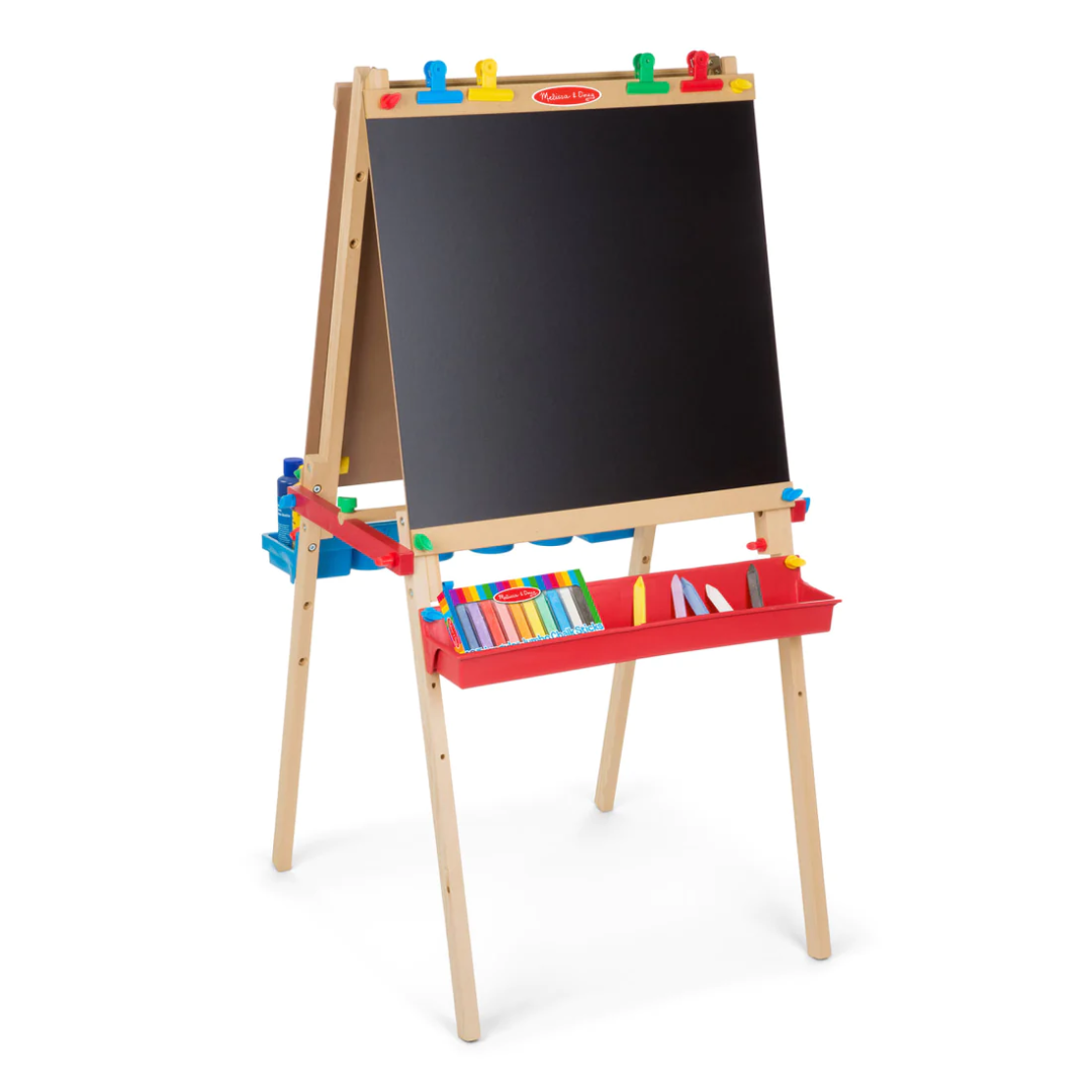 Melissa & Doug Deluxe Wooden Standing Art Easel