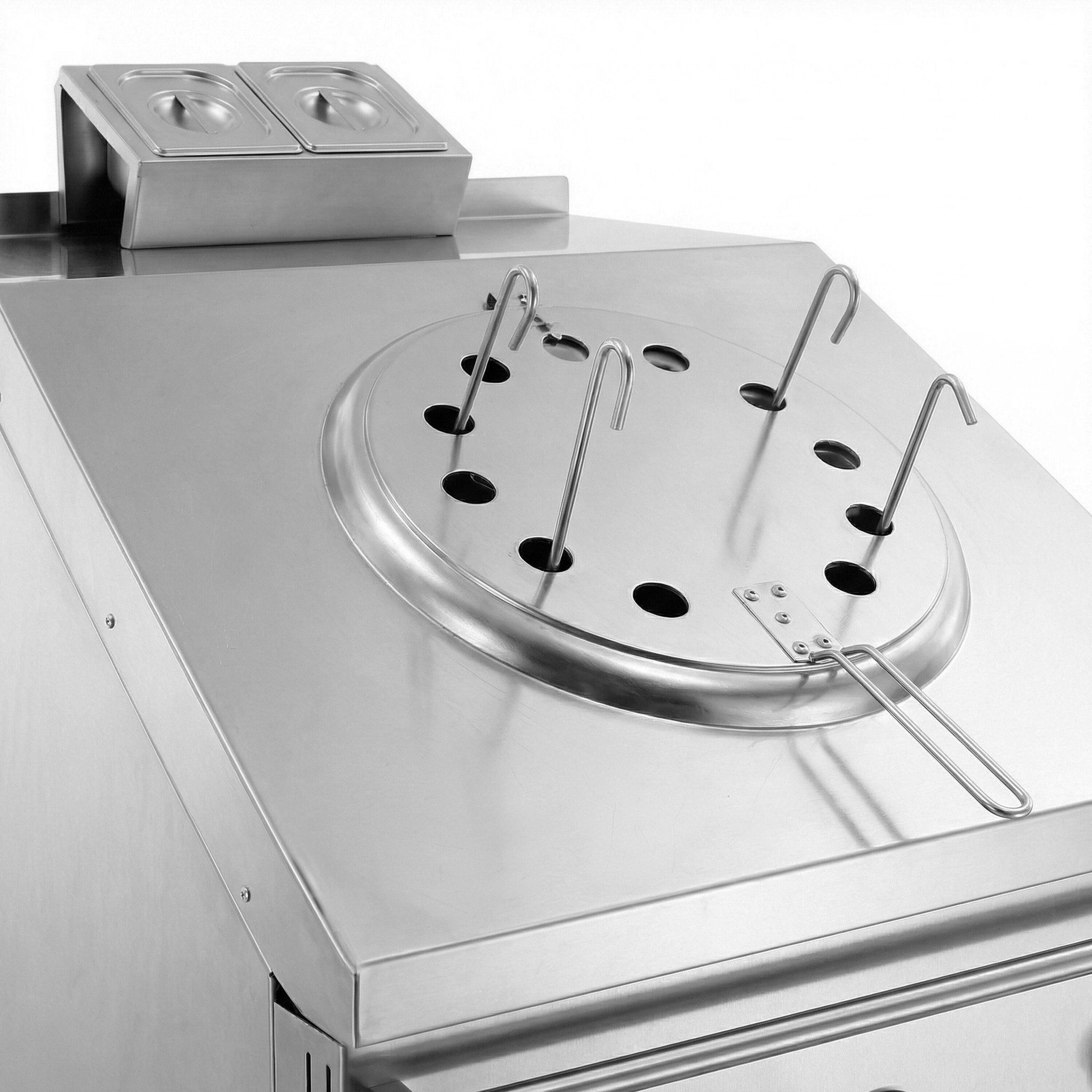 Piec tandoor - gazowy - 64,80kW - 706x1441mm - stal nierdzewna