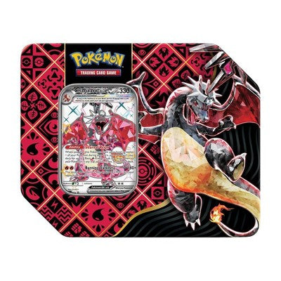 Pokémon Trading Card Game: Scarlet & Violet— Paldean Fates Tin Shiny Charizard ex