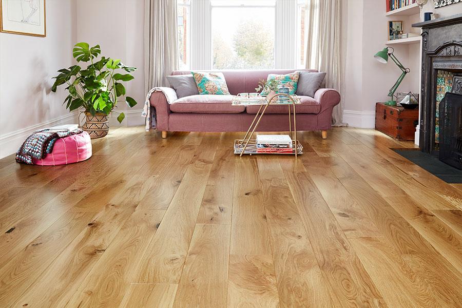 Galleria Professional Engineered European Rustic Oak Flooring 20mm x 190mm Lacquered