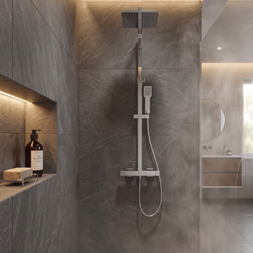 Columna de ducha cuadrada modelo Flow pro