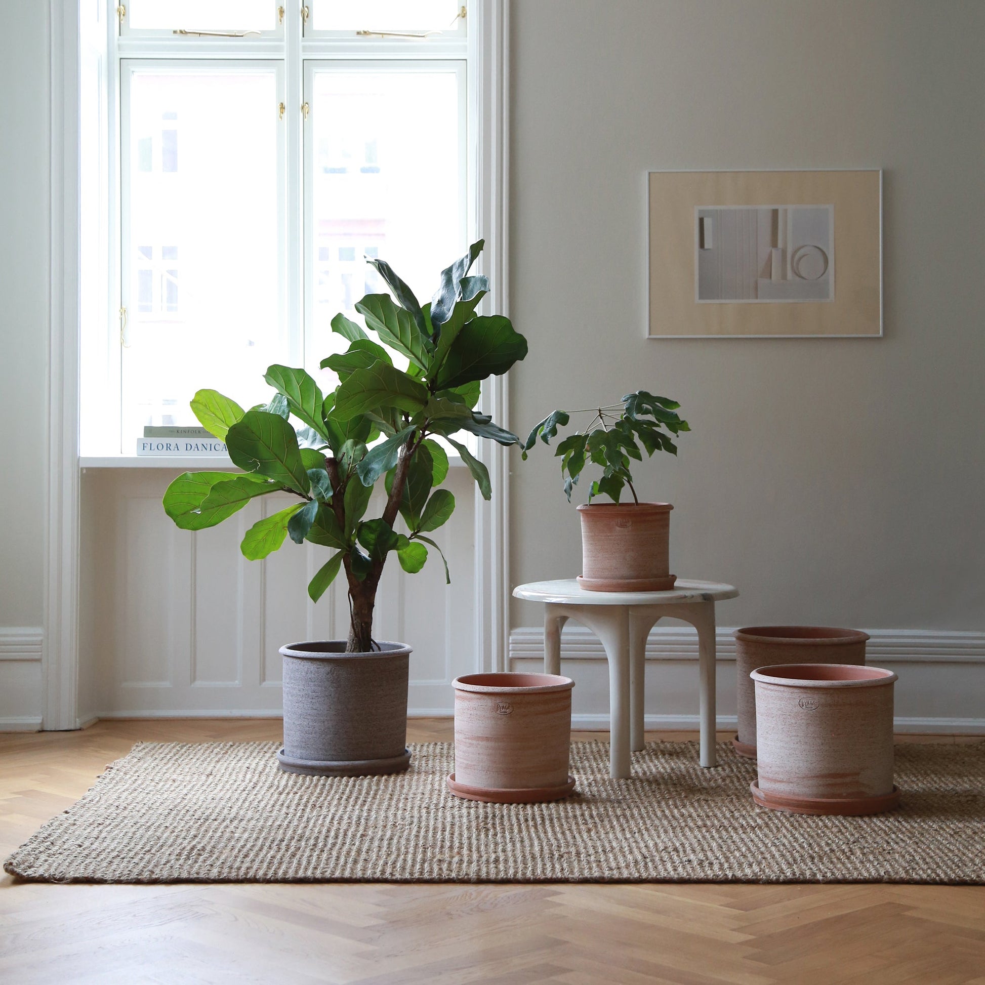 Goodee-Bergs Potter-Modena Ø35 Planter & Saucer