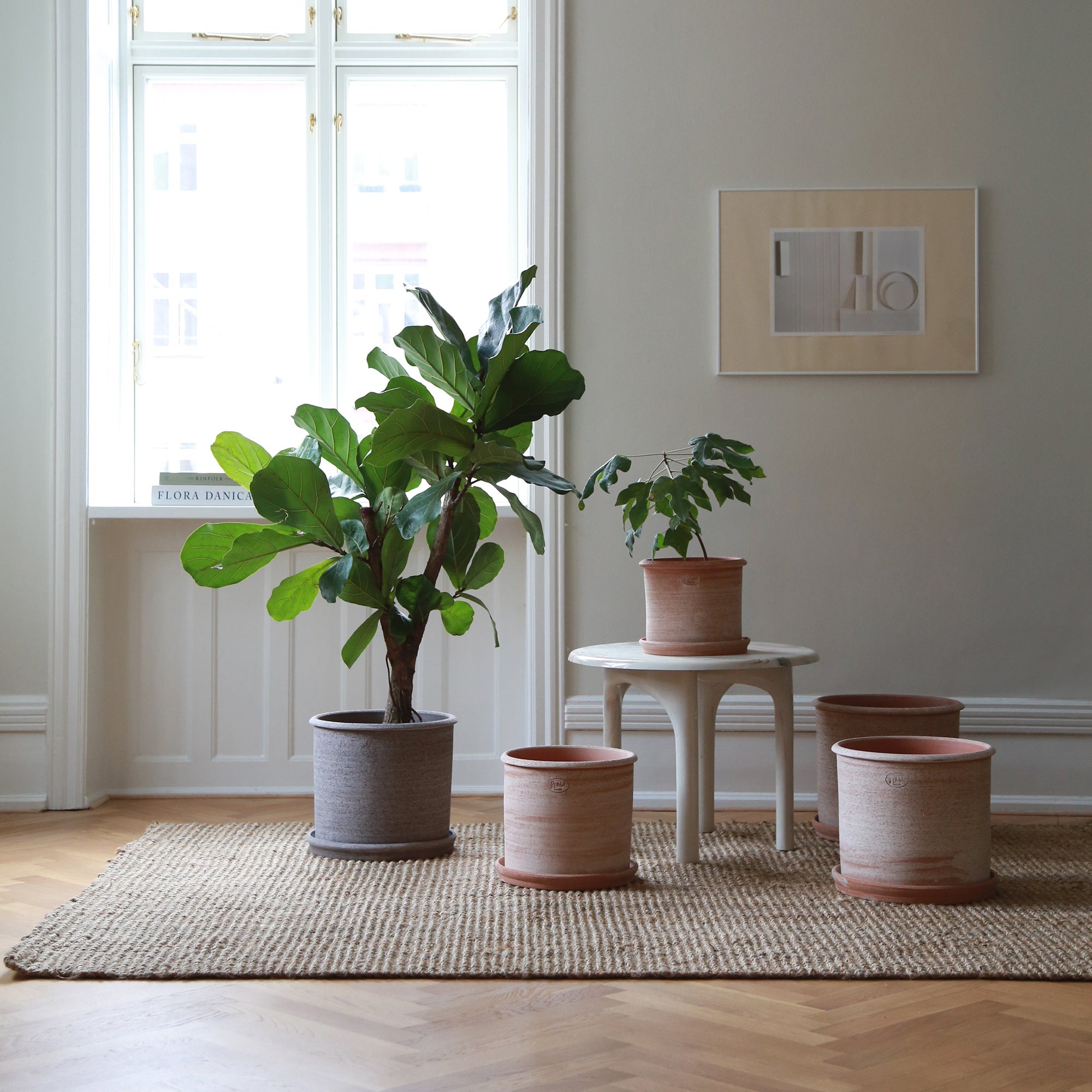 Goodee-Bergs Potter-Modena Ø35 Planter & Saucer
