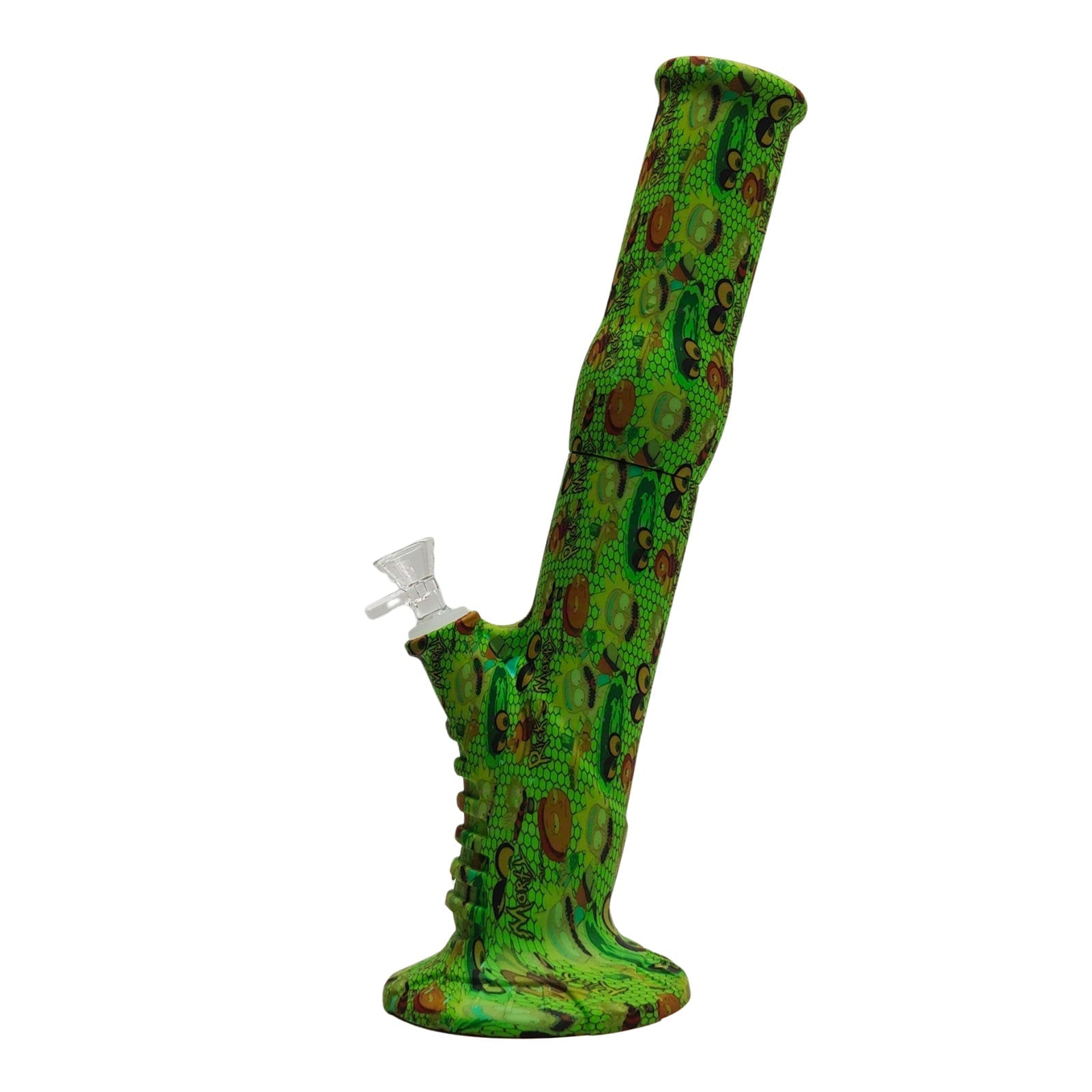 Graphic Silicone Straight Shooter Bong - pilotdiary
