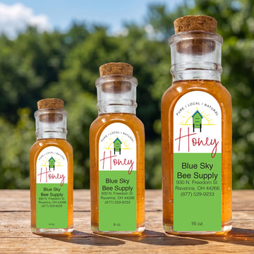 Green Hive - Customizable Muth Jar Labels