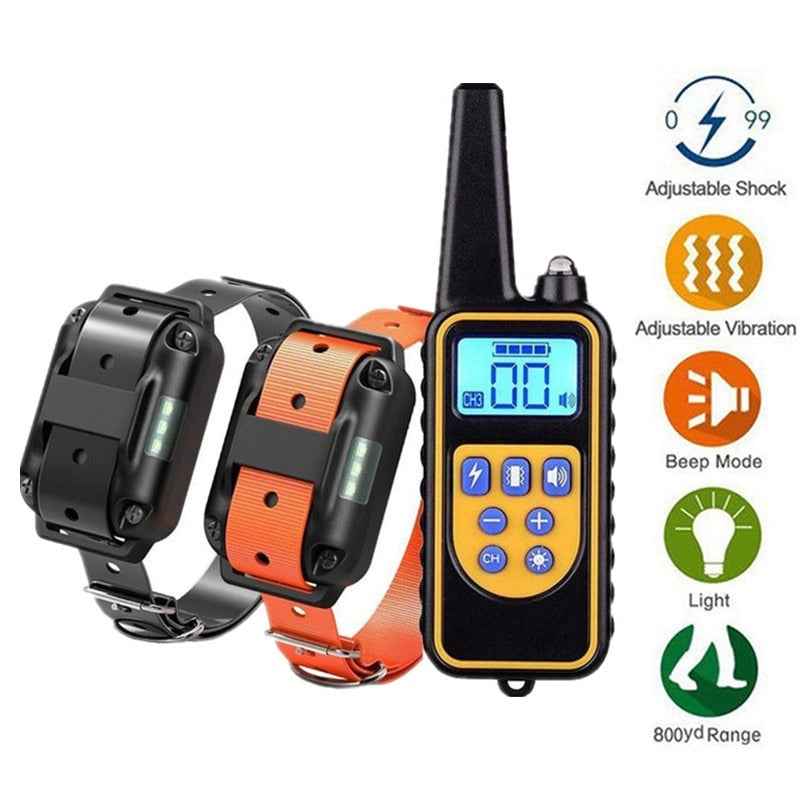 BarkLogic Guardian 3-Mode Electronic Dog Training Collar (upto 800m Range)