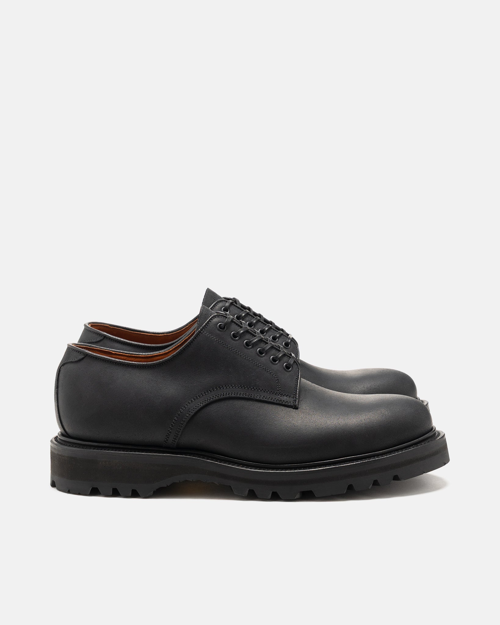 / Viberg Officer Derby - Waxy Commander Black
