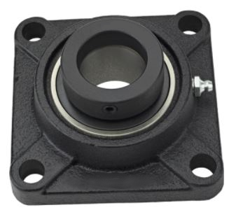 HCFU-211-35 Eccentric Locking Collar 4-Bolt Flange Bearing 2-3/16", alternative: NANF