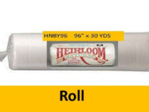 HNBY96 Hobbs 100% Natural Unbleached Cotton (Roll, Queen 96 in x 30 yds) shipping included*