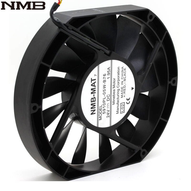 5910PL-05W-B76 170x170x25mm 24V DC 1.95A Axial Cooling Fan