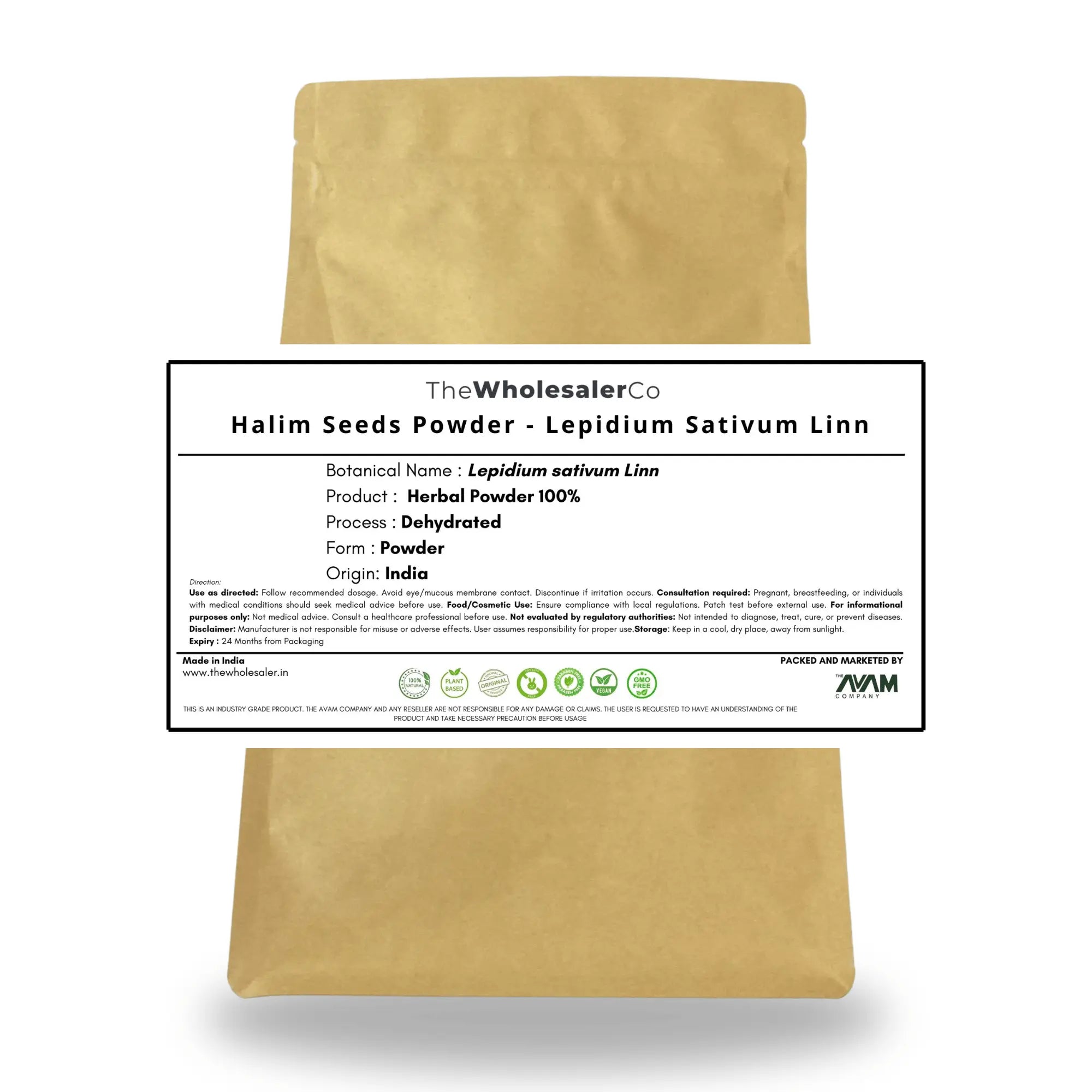 Halim Seeds Powder - Garden Cress - Lepidium Sativum Linn Product vendor