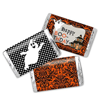 Ghost Boo-thday Mini Candy Bar Wrappers