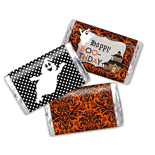 Ghost Boo-thday Mini Candy Bar Wrappers