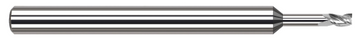 33220 3 FL - 0.0200" Cutter DIA x 0.0300" LOC x 0.1000" Reach - Uncoated