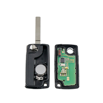 clé télécommande vierge Citroen C2 C3 C4 Picasso Berlingo Jumpy 2 boutons électronique vierge ID46 433 mhz ASK