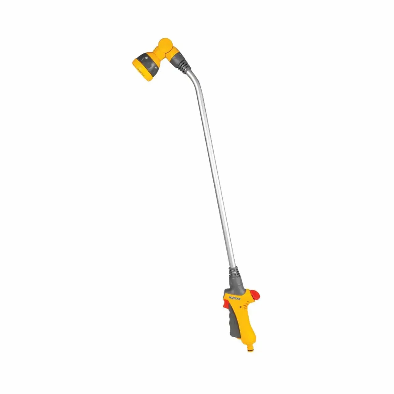 Hozelock Lance Spray Plus 90cm gardening tool with yellow handle, on white background