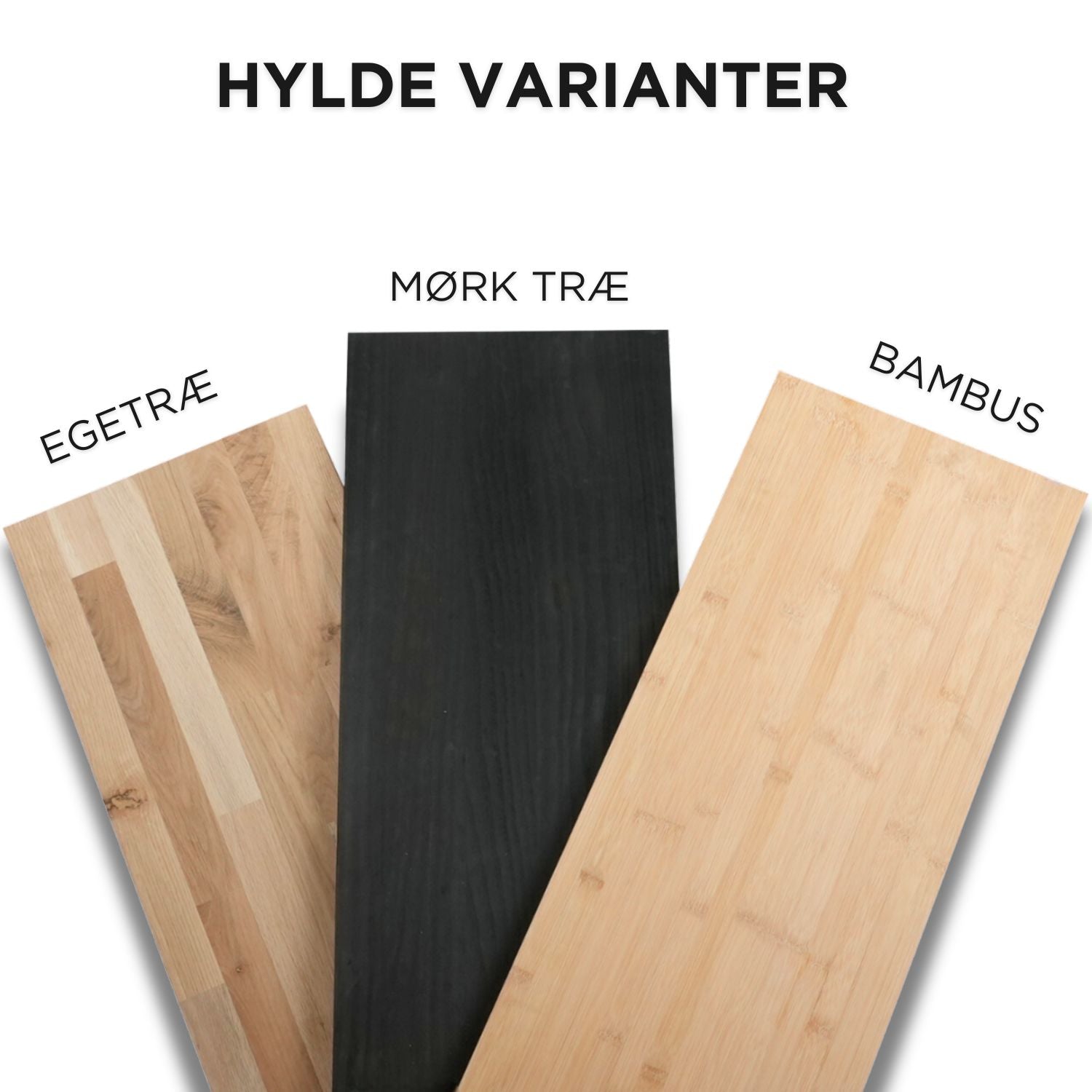 Hylde ELLA sort med messing (30 cm dybde)