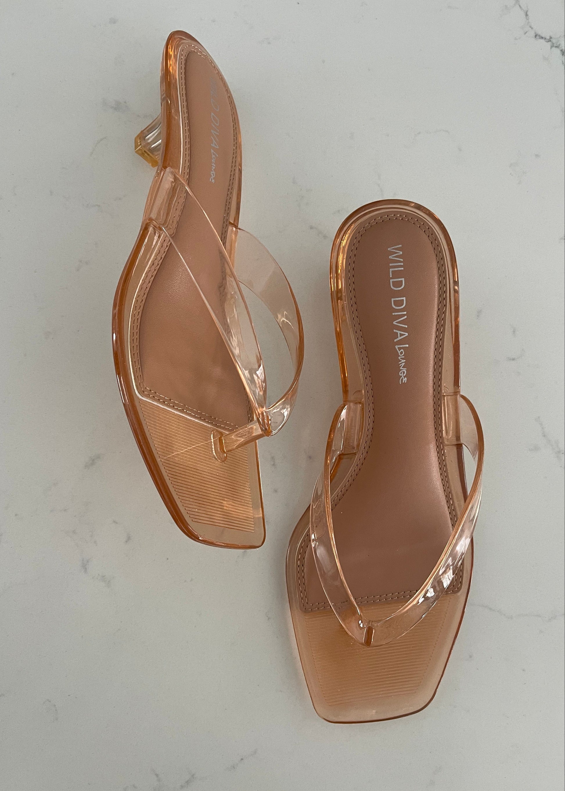 Nude Jelly Kitten Heel