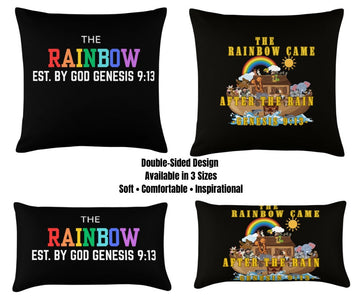 ILLUSTRATION OF NOAH'S ARK PILLOW