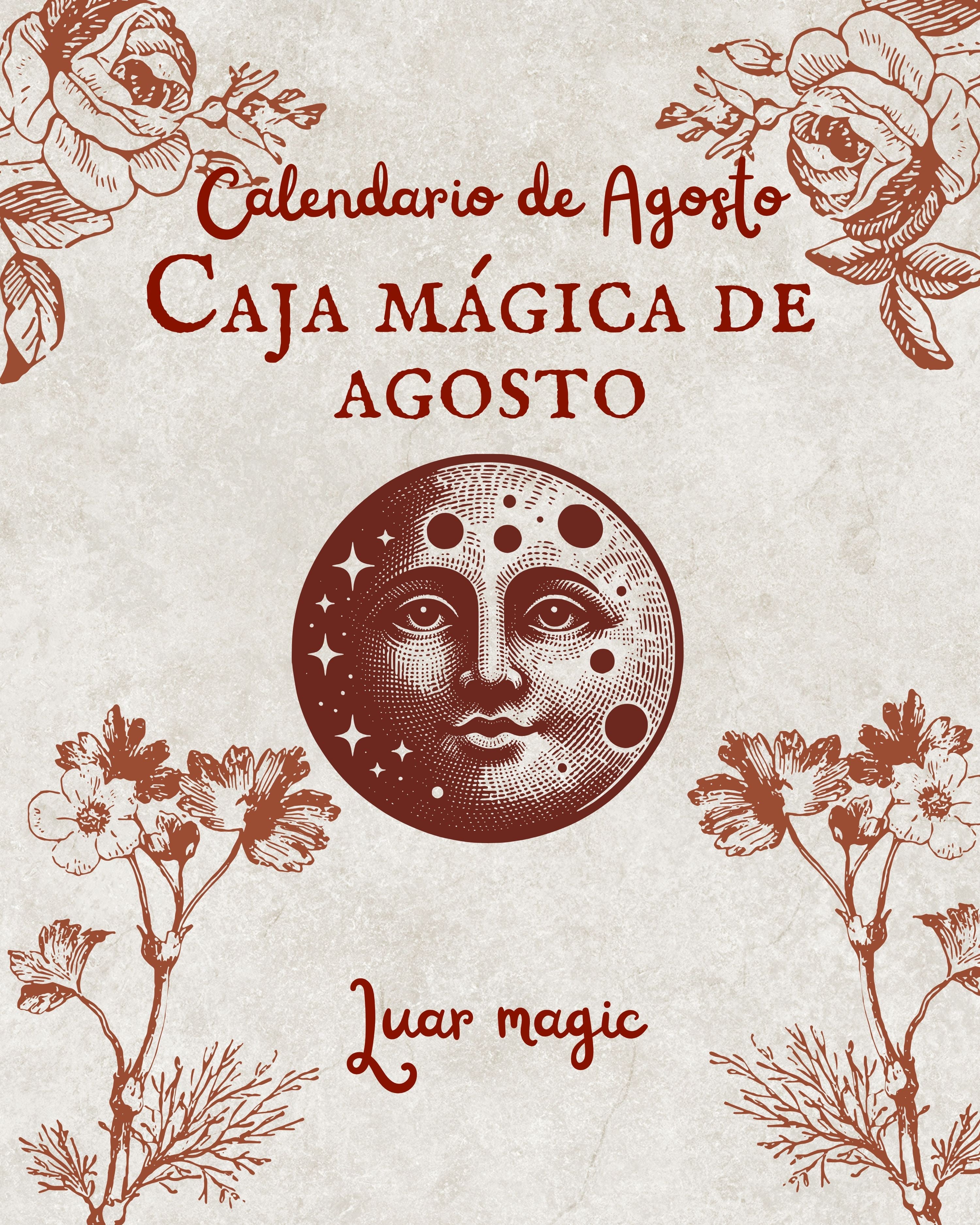 Caja especial calendario mágico Edición AGOSTO
