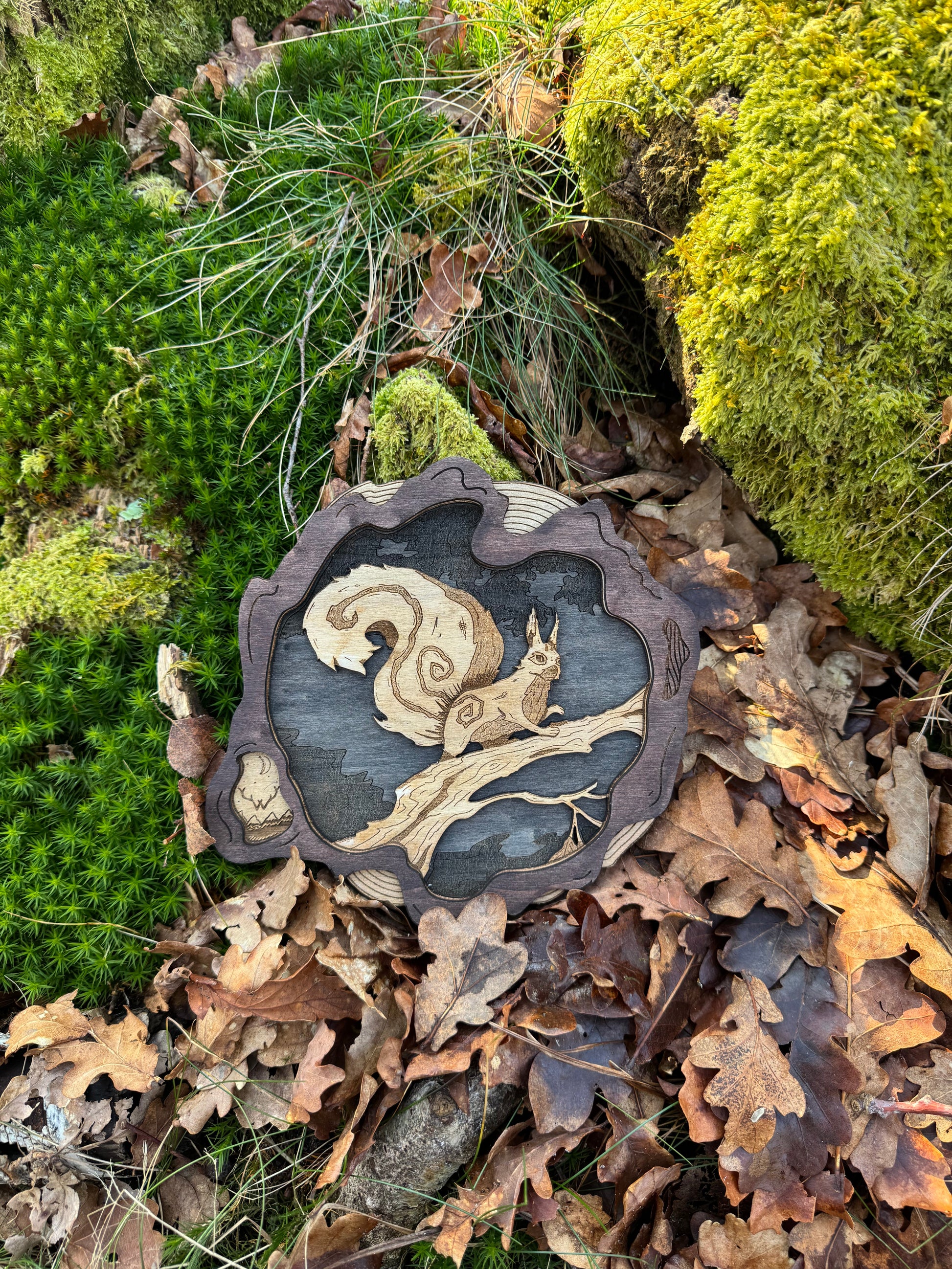 Mini Tableau "Écureuil"