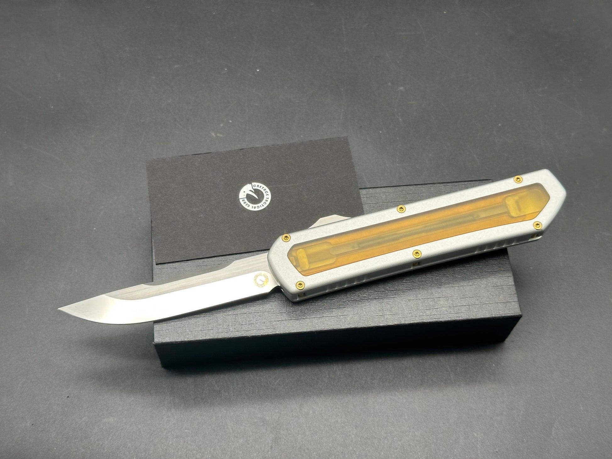 CRETACE ARES SERIES Original Tactical Gear Real N690 Steel Ultem PEI + 6061 Aluminum Handle TC4 Titanium Back Clip